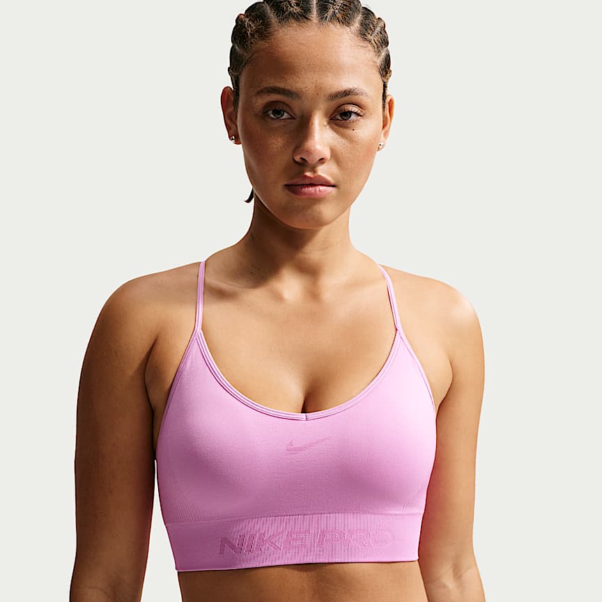 Nike Pro Seamless Women's Full-Zip Training Top. Nike.com